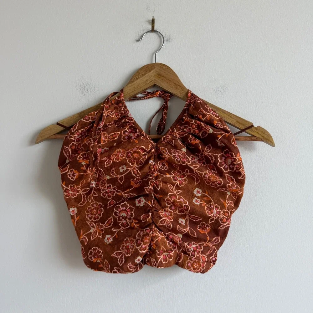 J. Crew V-Neck Top in Vintage‎ Vines